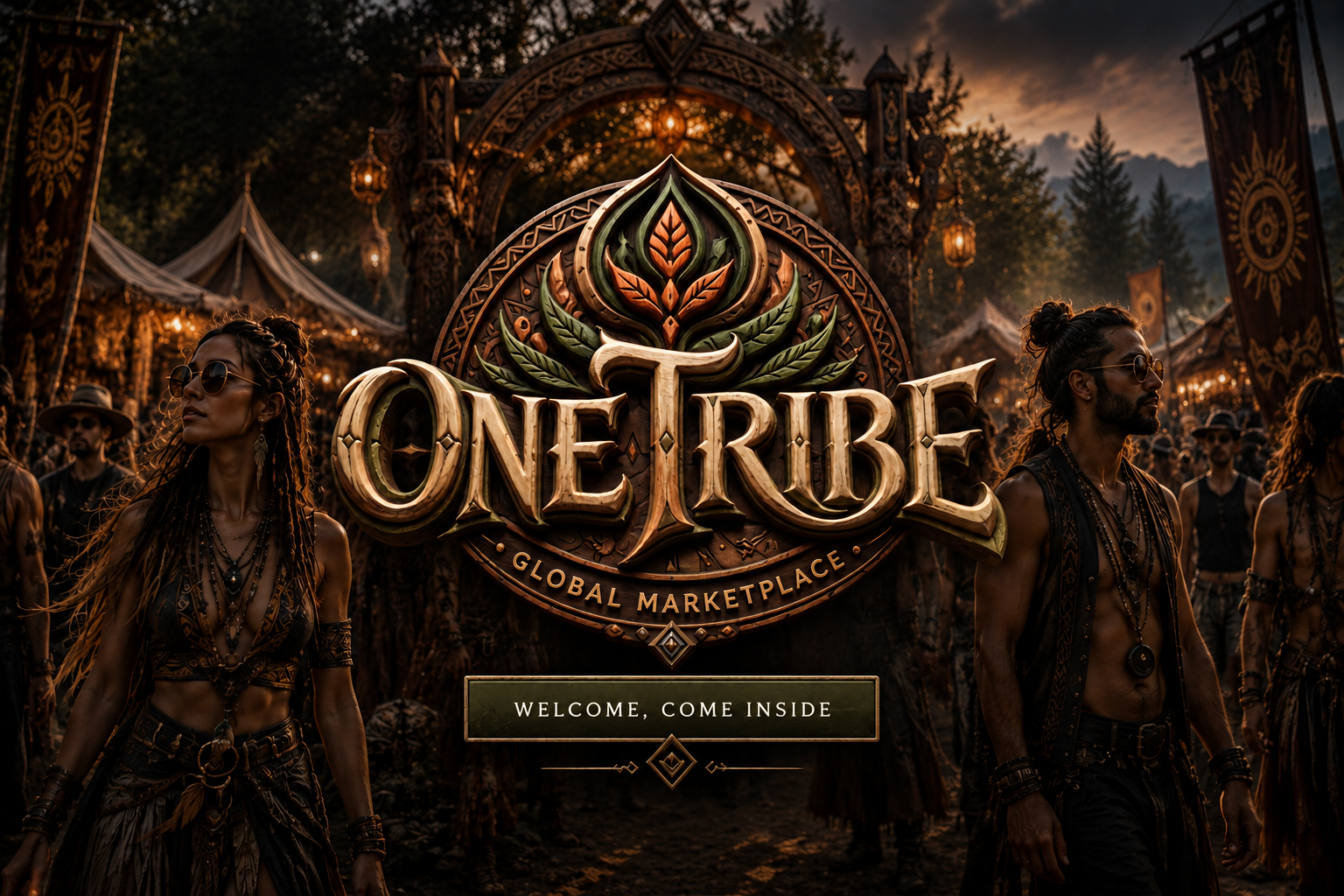One Tribe Global Marketplace — welcome to the festival marketplace